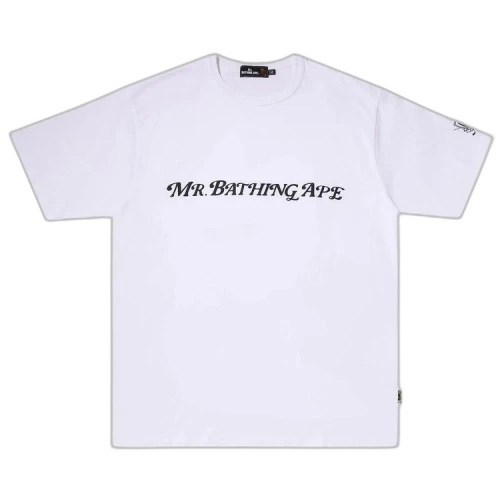 BAPE Mr Bathing Ape Golf Wide Fit Tee 'White'