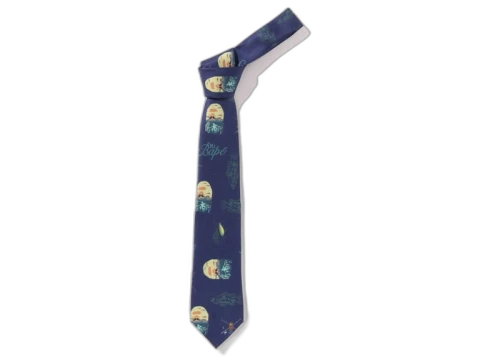 BAPE Mr Bathing Ape Tie Grey