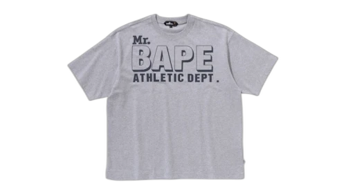 BAPE Mr.Bathing Ape Bape Logo Tee Gray