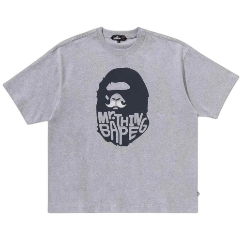 BAPE Ape Head Tee 'Grey'