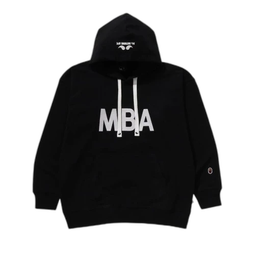 BAPE Logo Pullover Hoodie 'Black'