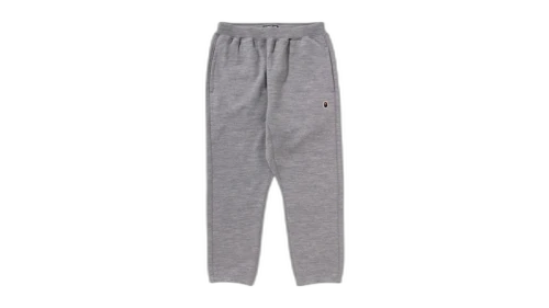 BAPE Mr.Bathing Ape College Sweat Pants Gray