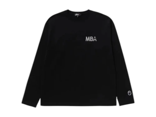 BAPE Basic L/S Tee Black