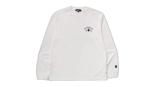 BAPE L/S Print II Tee Navy