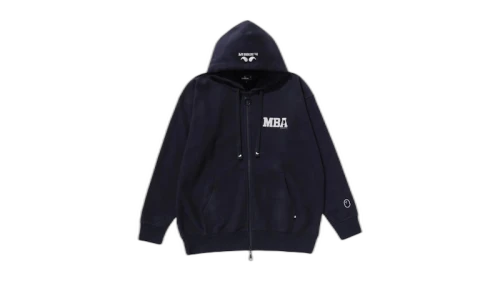 BAPE Zip Up Hoodie Navy