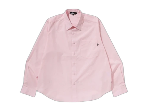 BAPE Plain Dress Shirt Pink