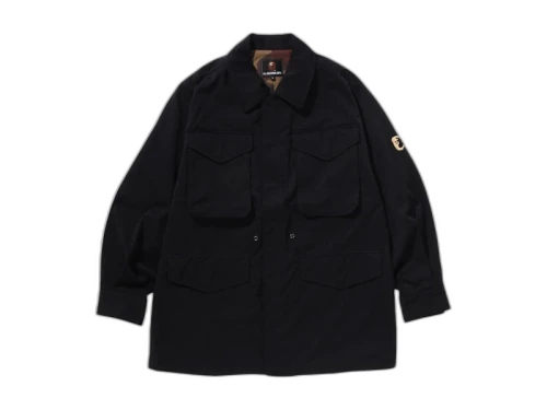 BAPE Military Shirt Jacket Black