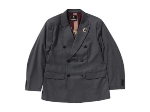 BAPE Double Breast Blazer Black