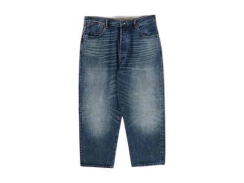 BAPE Taper Front Denim Pants Blue