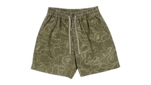 BAPE Camo Sporty Shorts Beige