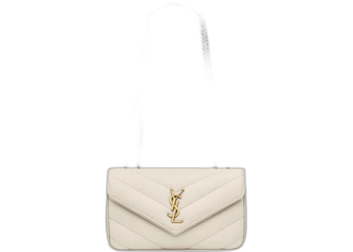 Saint Laurent Loulou Small White