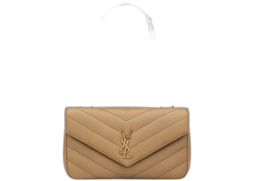 Saint Laurent Loulou Medium Natural Tan
