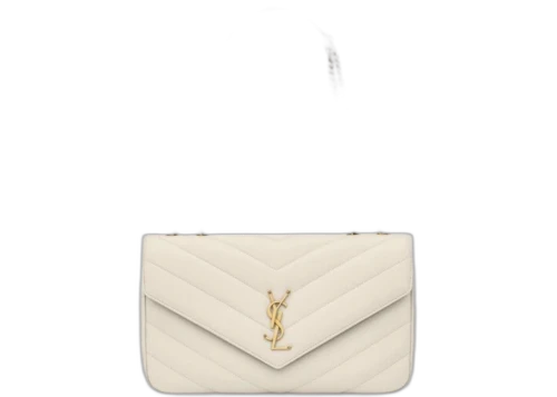 Saint Laurent Loulou Medium White