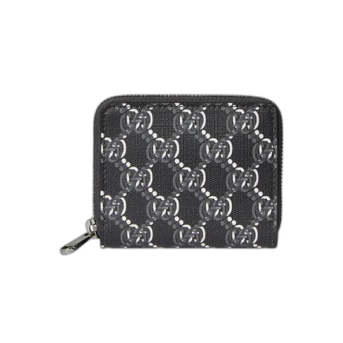Gucci Zip Around Wallet 'Dark Grey'