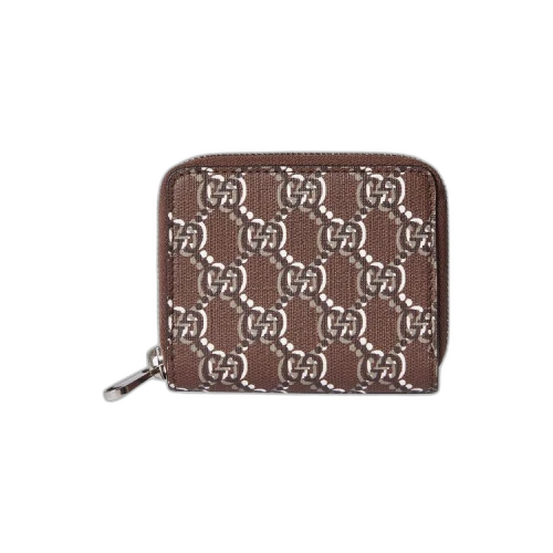 Gucci Zip Around Wallet 'Brown'