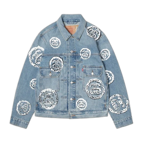 Stussy x Denim Tears Type 2 Jacket 'Light Indigo'