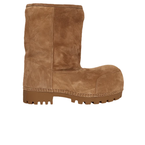 Balenciaga Alaska Fur Low Boot 'Brown' (Women's)