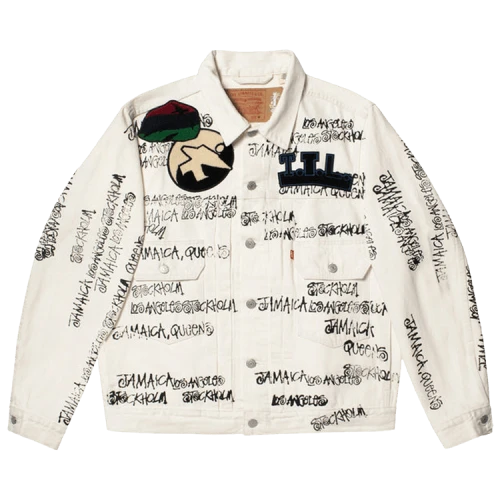 Stussy x Denim Tears x Our Legacy TTL Denim Jacket 'White'