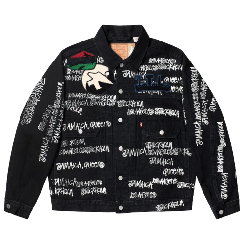 Stussy x Denim Tears x Our Legacy TTL Denim Jacket 'Black'