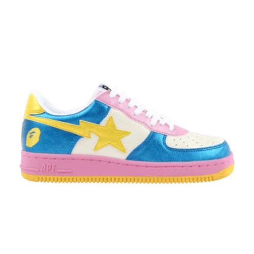 Bapesta FS-001 Low 'Metallic Blue Pink'
