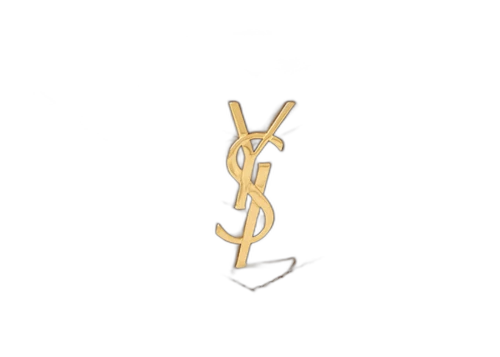 Saint Laurent Cassandre Card Holder Beige