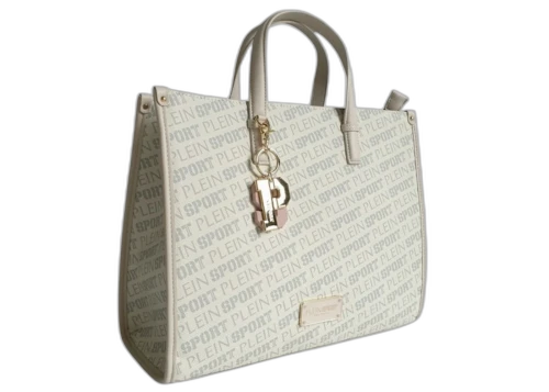 Plein Sport Borsa Medium Tote Red Hill Bianco Donna Bag White