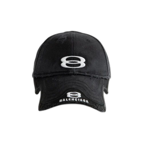 Balenciaga Double Unity Cap 'Black/White'