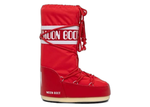 Moon Boot Icon Nylon Boot Red