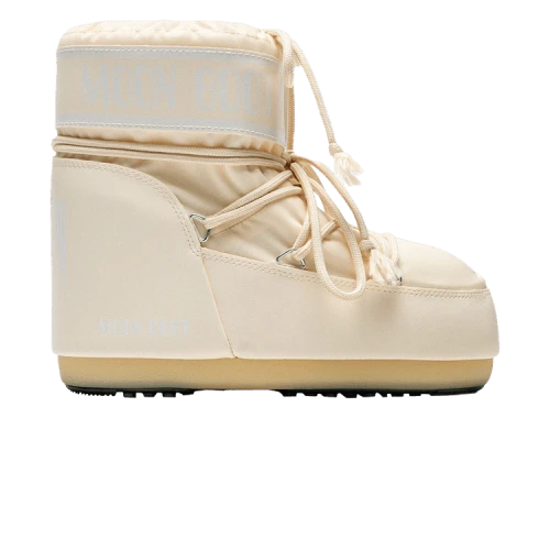 Moon Boot Icon Low Nylon Boot 'Cream'