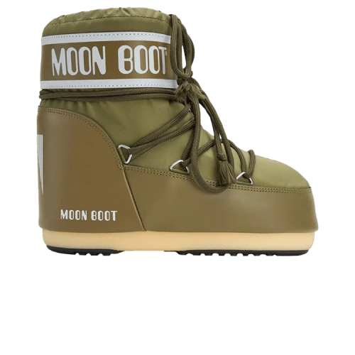 Moon Boot Icon Low Nylon Boot Khaki