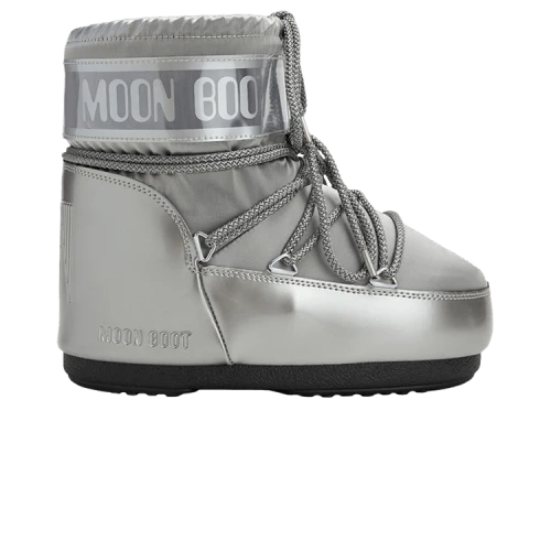 Moon Boot Icon Low Boot Glance Silver