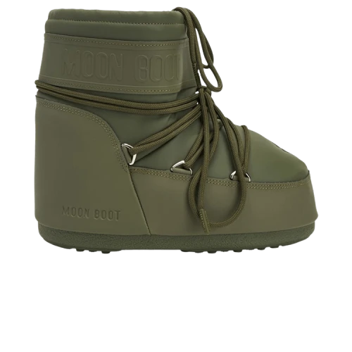 Moon Boot Icon Rubber Low Boot Khaki