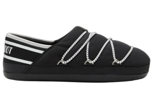 Moon Boot Icon Slipper Black (Women's)
