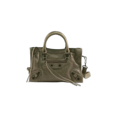 Balenciaga Small Le City Shoulder Bag 'Army Green'