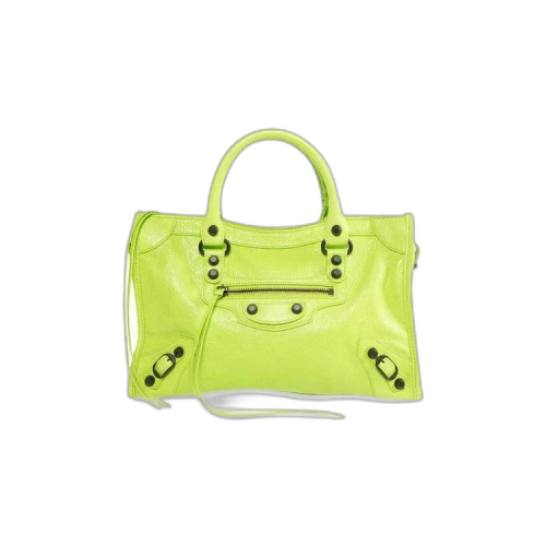 Balenciaga Small Le City Shoulder Bag 'Granny Green'