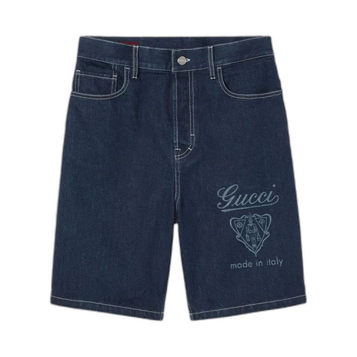Gucci Lasered Denim Shorts 'Midnight Blue'