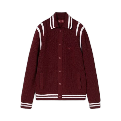 Gucci Long-Sleeve Cardigan 'Red'