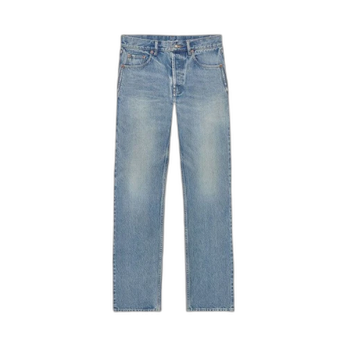 Saint Laurent Mick Long Jeans 'Nonza Blue'