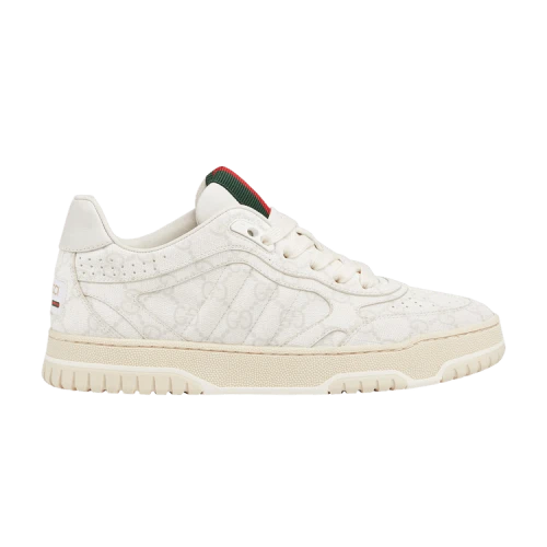 Gucci Re-Web Sneaker 'GG Canvas - Beige White' (Women's)