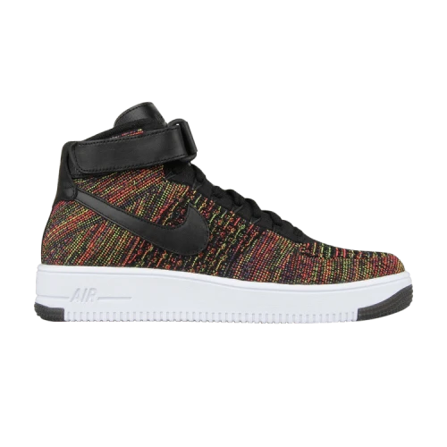 Nike Air Force 1 Mid Flyknit Multi-Color Black