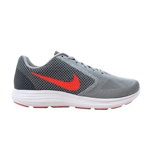 Nike Revolution 3 Wolf Grey Hyper Orange (Women's)
