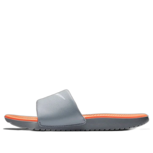 (GS) Nike Kids' Kawa Slide Sandals Grey/Orange