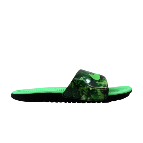 Nike Kawa Slide Print PS 'Black Electric Green'
