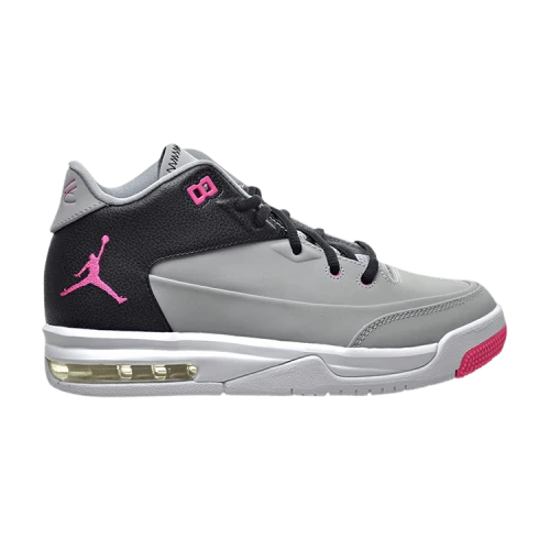 Air Jordan Flight Origin 3 GS 'Wolf Grey Vivid Pink'