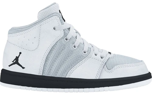 Jordan 1 Flight 4 White Grey Black (PS)