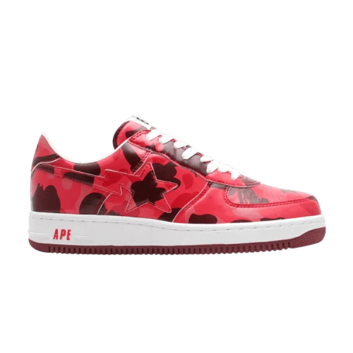 Bapesta FS-001 Low 'Red Camo'