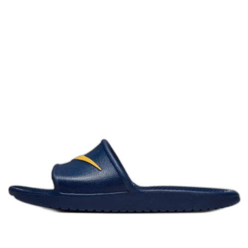 Nike Kawa Fashion Blue Yellow Slippers 'Blue Yellow'