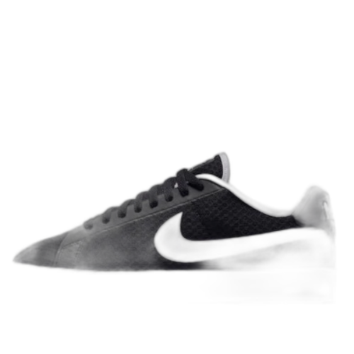 Nike Court Royale LW TXT 'Black White'