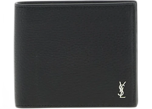 Saint Laurent Tiny Cassandre Wallet Black