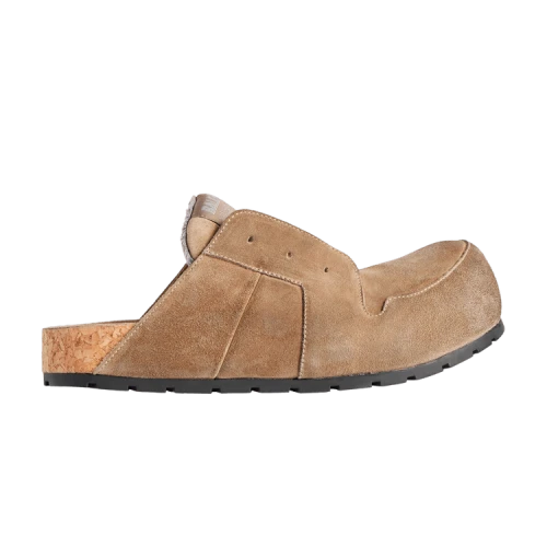 Balenciaga Dumbo Mule In Beige 'Beige Worn Out Suede'